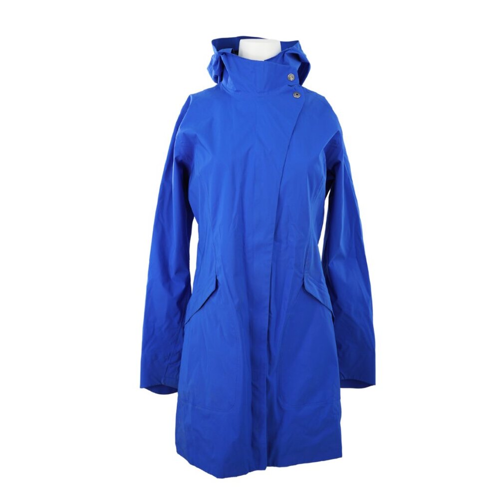 Patagonia Blue Hooded Raincoat Women's Size Medium